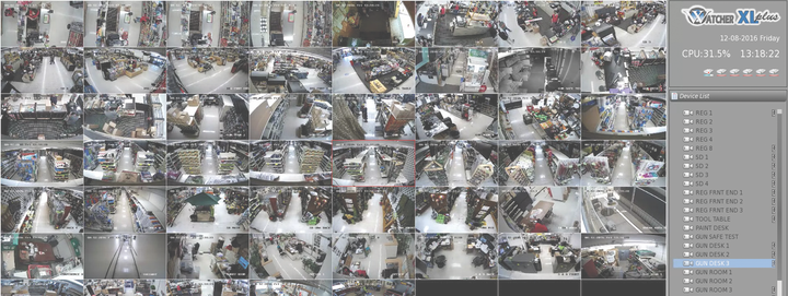 Video surveillance cameras and recording equipment